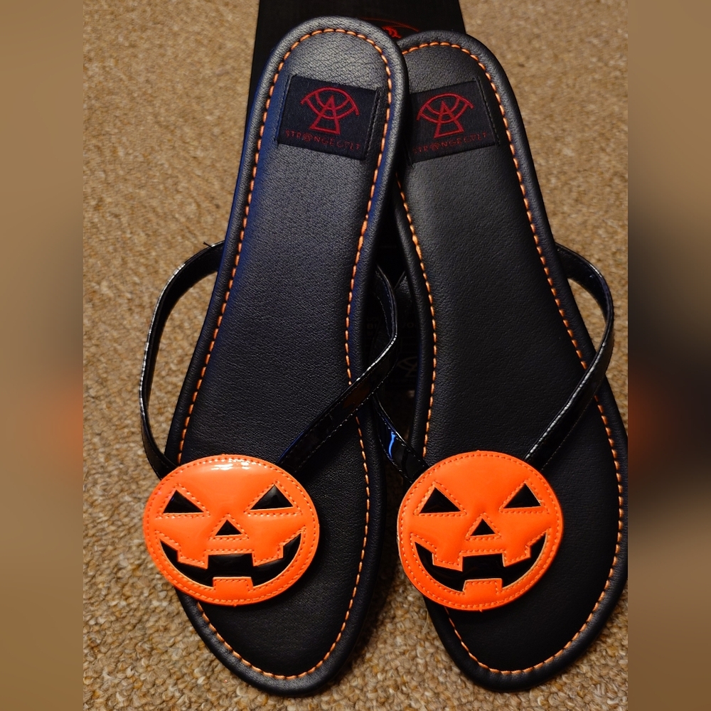 STRANGECVLT Pumpkin Sandals 🎃